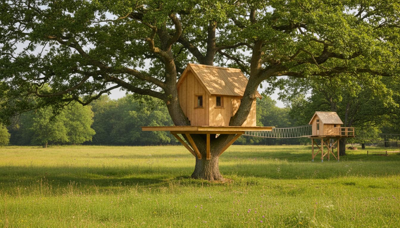 Quel arbre peut porter une cabane, essences et signes de bonne santé