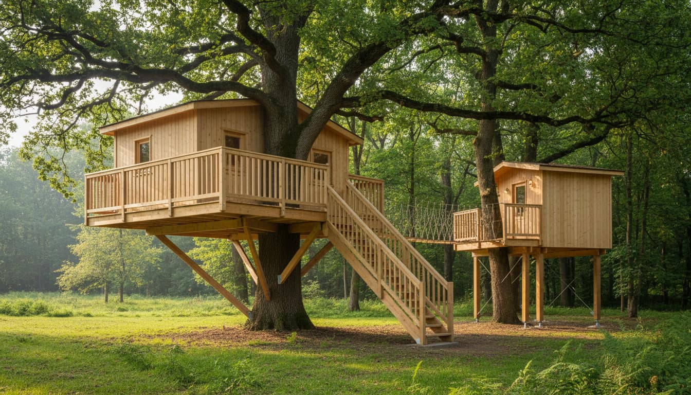 Faire construire sa cabane perchée, du rêve d'enfant aux clés
