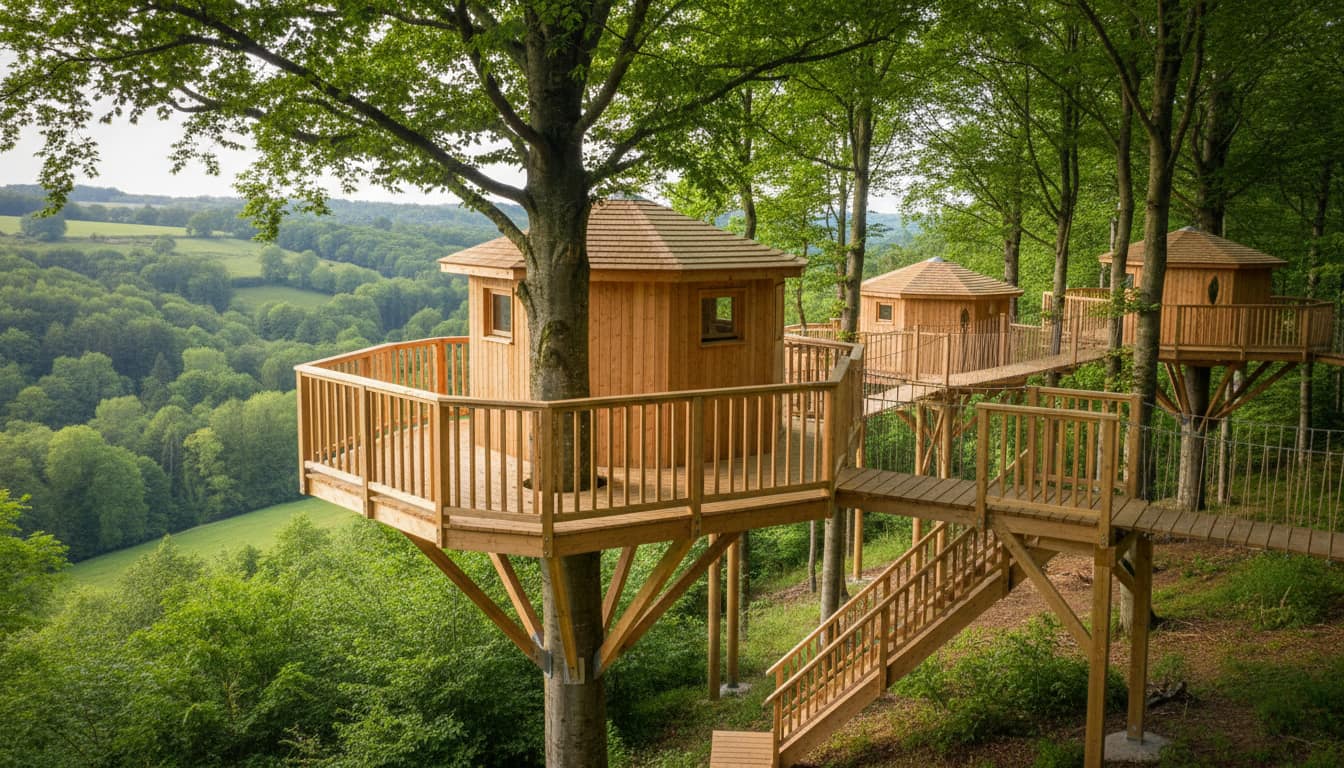 À quelle hauteur percher sa cabane, confort, vue et règles